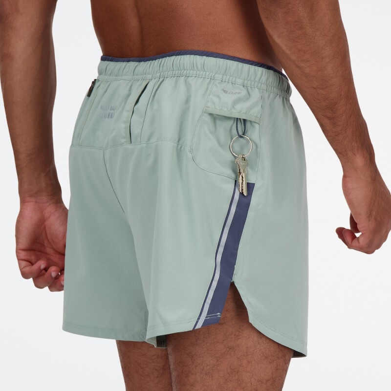 Short New Balance de Hombre - 5INCH - MS21268JIR GREEN
