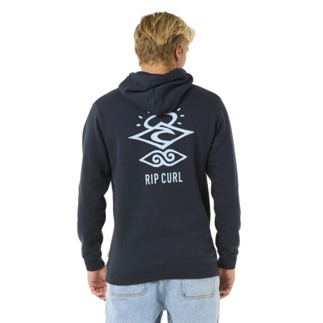 Canguro Rip Curl Search Icon Hood Negro Azul