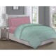 Frazada Soft Home Class Dohler de 2 plazas en poliéster Verde agua