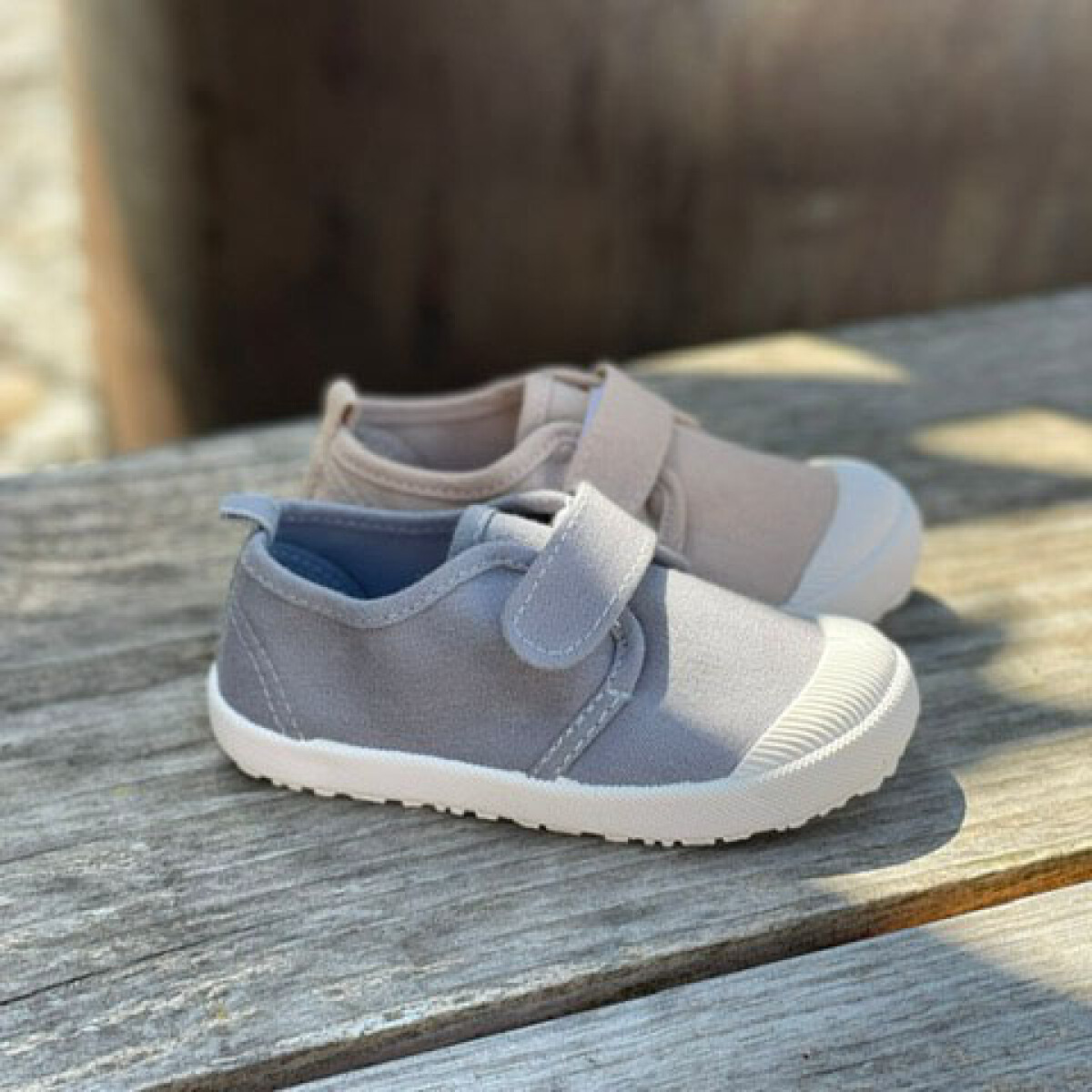 Zapatillas De Lona Prusiano Toddler - Gris 