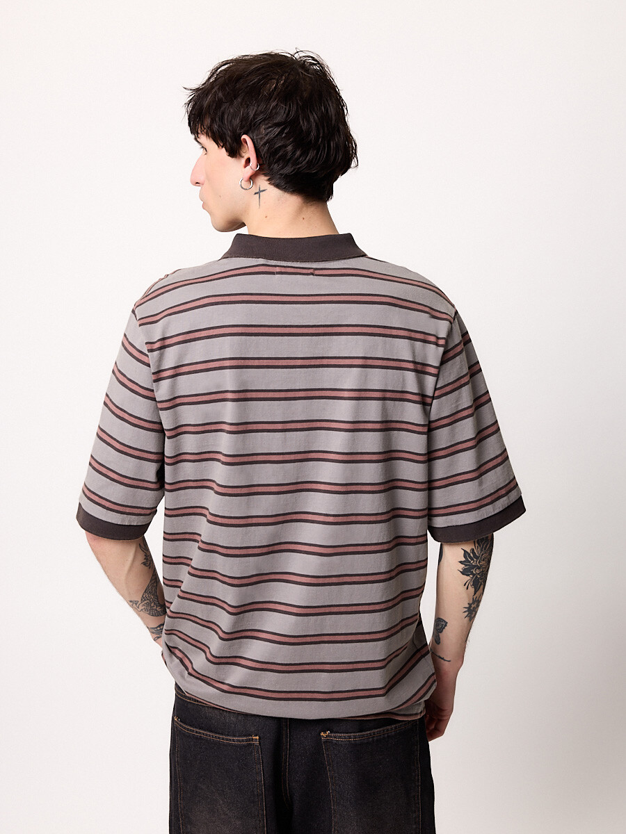 REMERA M/C SATTO DIXIE Gris Oscuro