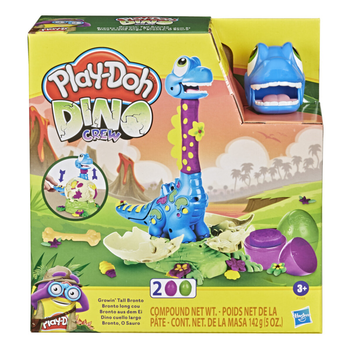 Juego Play-doh Dino Crew Cuello Largo - 001 