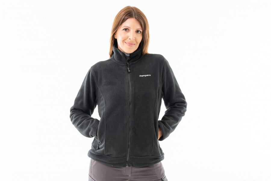 CAMPERA POLAR MONTTES MUJER Negro