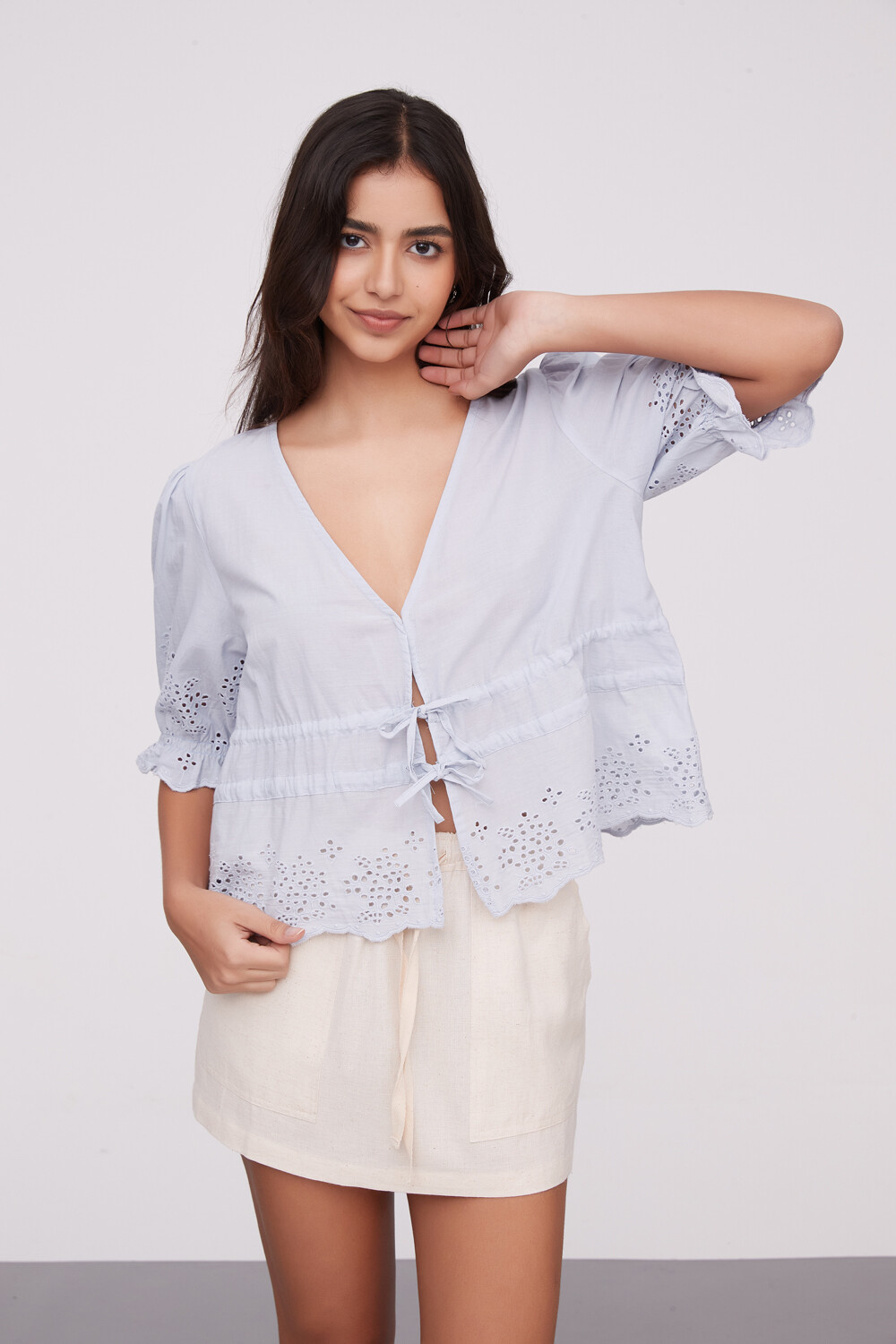 Blusa Fiasan Celeste