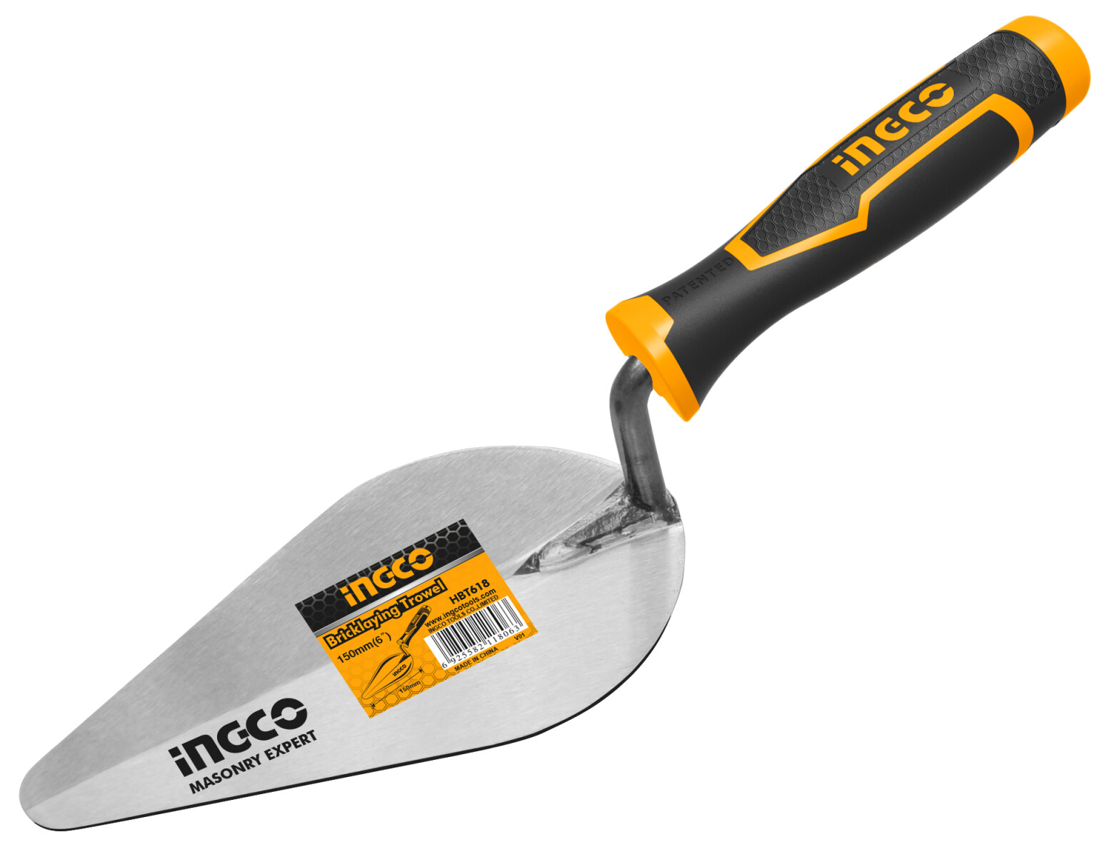 CUCHARA DE ALBANIL 6´´ 16 CM INGCO HBT618 