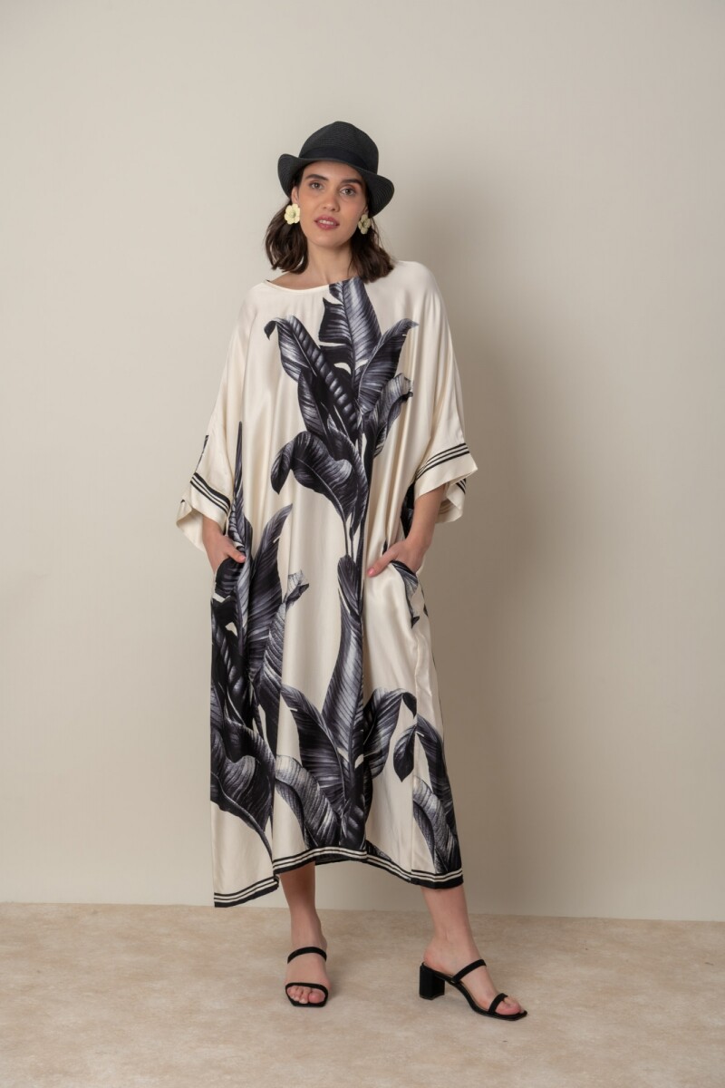 VESTIDO PALMA - Negro 