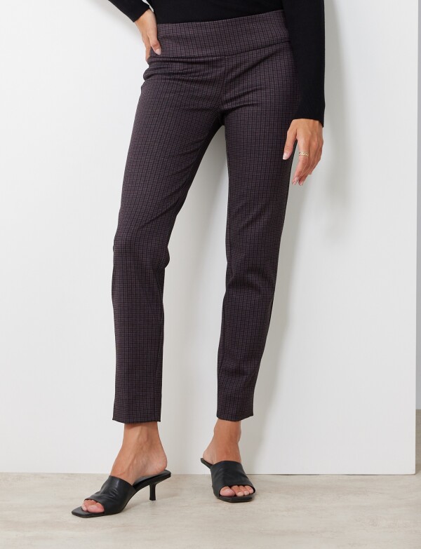 Pantalon Cuadrille NEGRO/ROJO