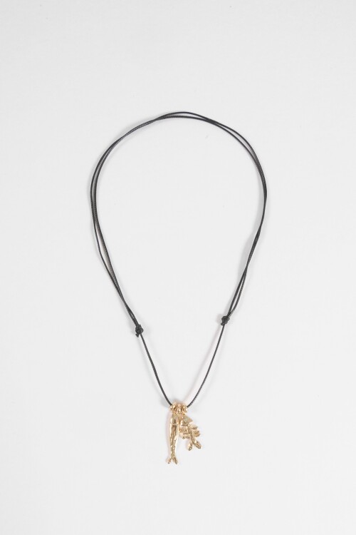 Collar cordón fisher dorado