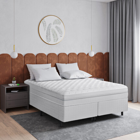 SOMMIER QUEEN SIZE BASE CAMA COLCHÓN DE ESPUMA Y RESORTE POCKET SOMMIER QUEEN SIZE BASE CAMA COLCHÓN DE ESPUMA Y RESORTE POCKET