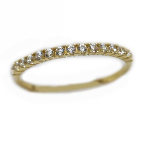 Anillo en Oro 10 Kilates con Zirconias Anillo en Oro 10 Kilates con Zirconias