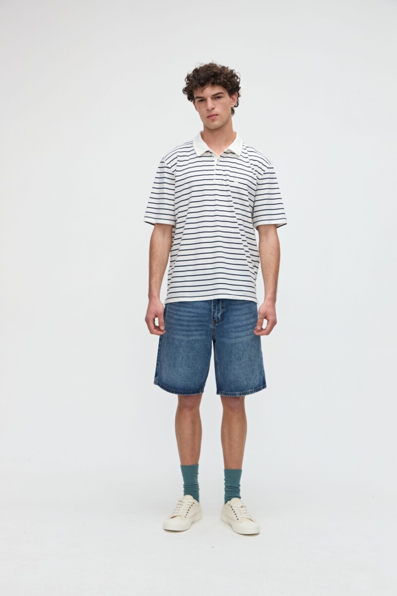 Remera polo Marin - Off white Marino 