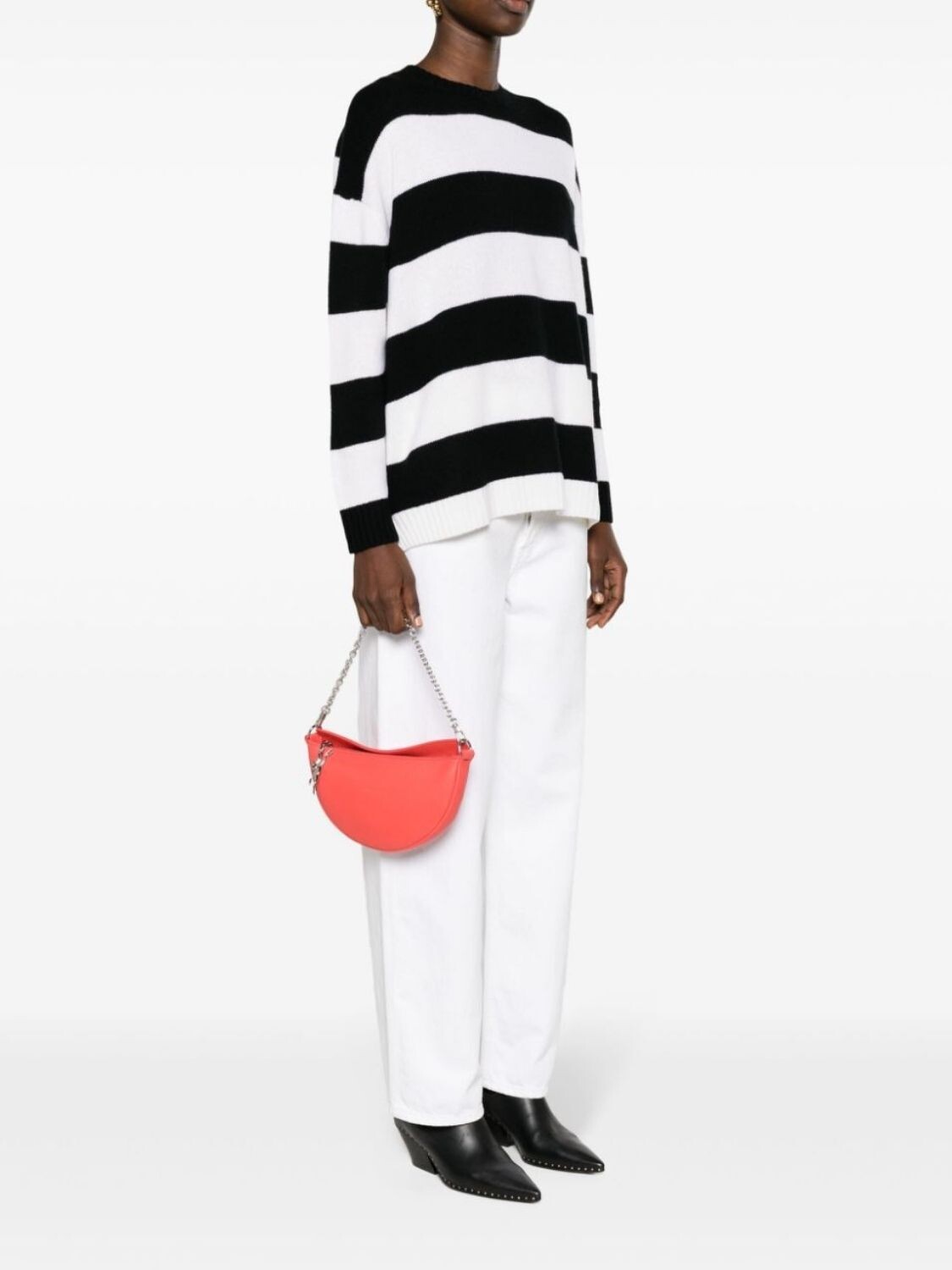 Longchamp -Cartera pequeña de cuero, Smile Rojo