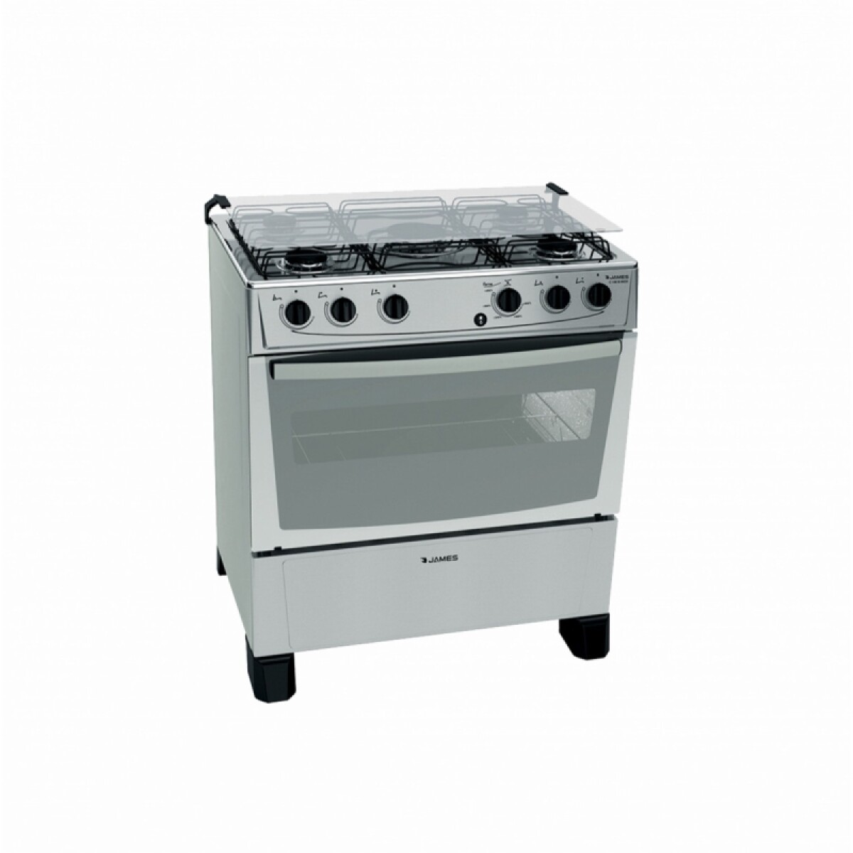 Cocina Gas James 5h C150 Titanium 