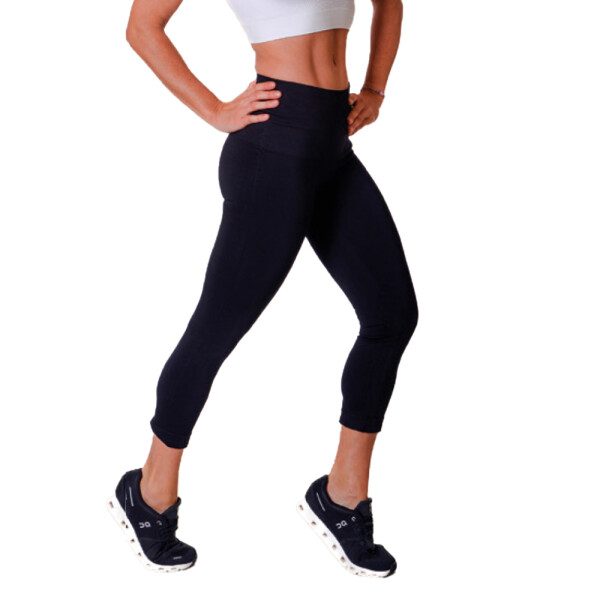 CALZA FAJA MICROFIBRA NEGRA T: S/M TALLE L-XL