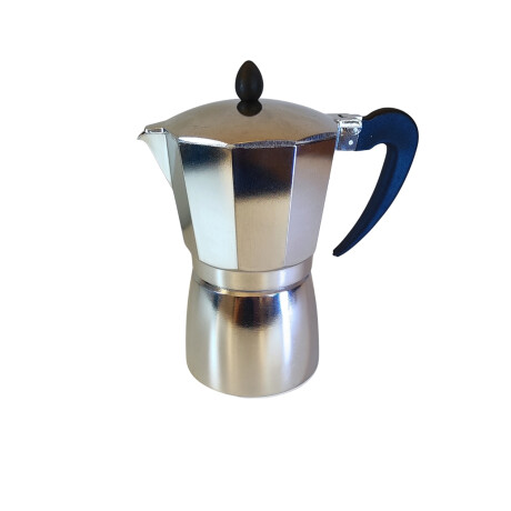 Cafetera Italiana en Aluminio 9 tazas Plateado