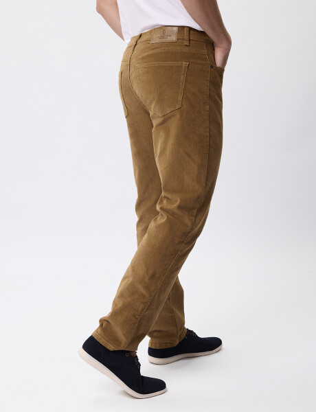 Pantalon pana Fields tostado