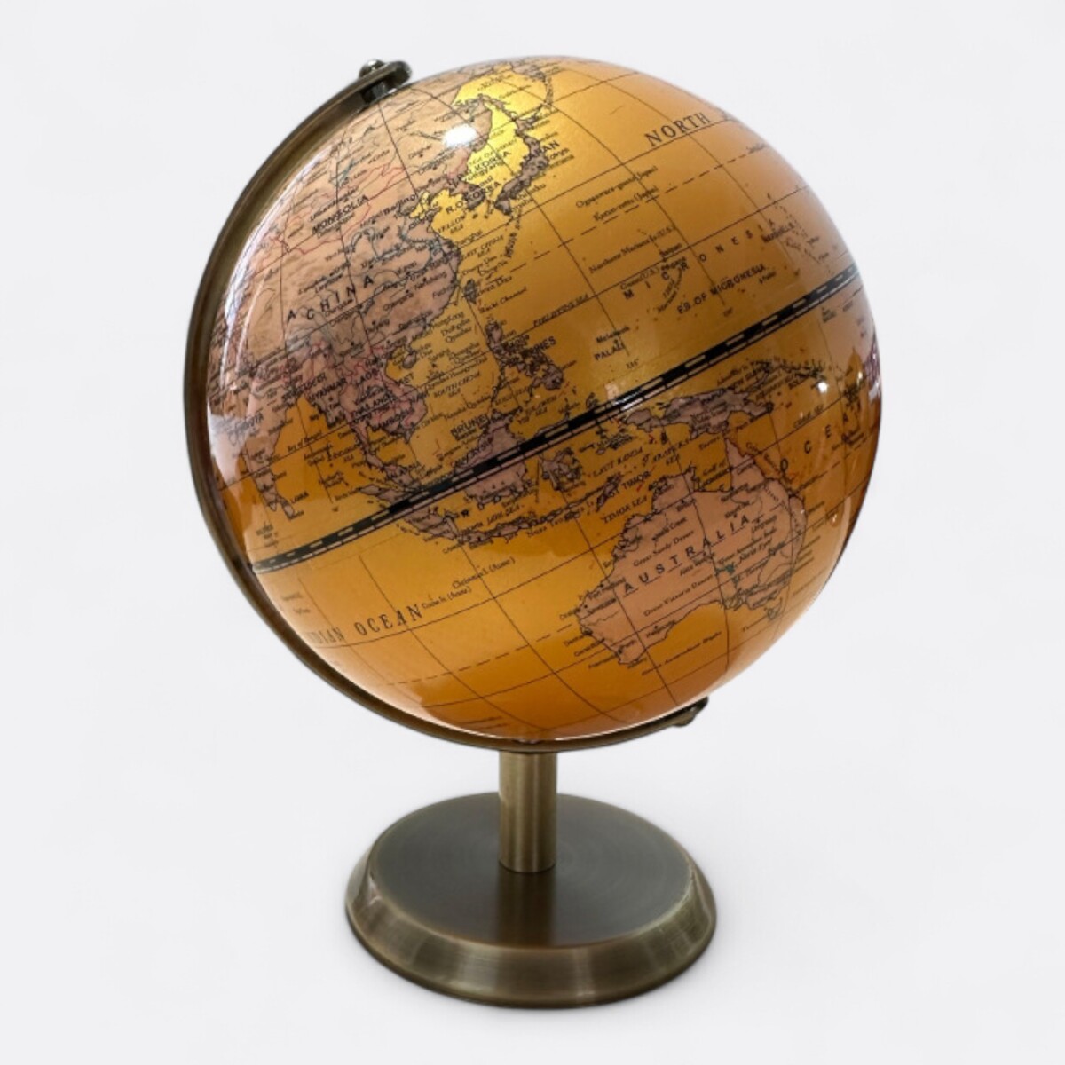 Globo Terraqueo Chico - Cobre 