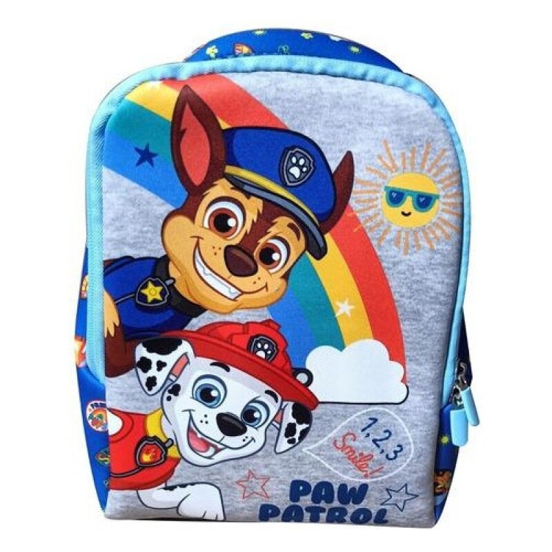 Mochila infantil en neopreno con personajes 27 cm PAW PATROL AZUL