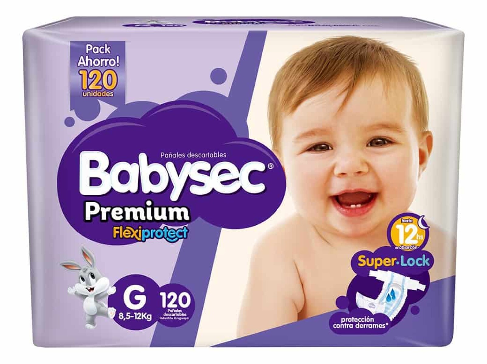 Pañales Babysec Premium G X 120 