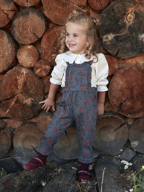 Pantalon Con Tirantes Petroleo