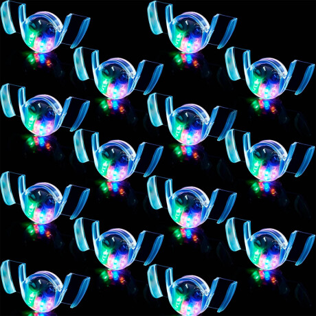 Set N°57 Cotillón Led Boca Dientes 15pc Luminosos Set N°57 Cotillón Led Boca Dientes 15pc Luminosos