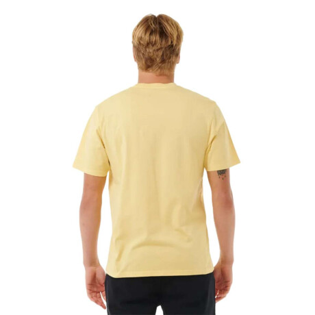 Remera Rip Curl Plain Wash Tee Amarillo