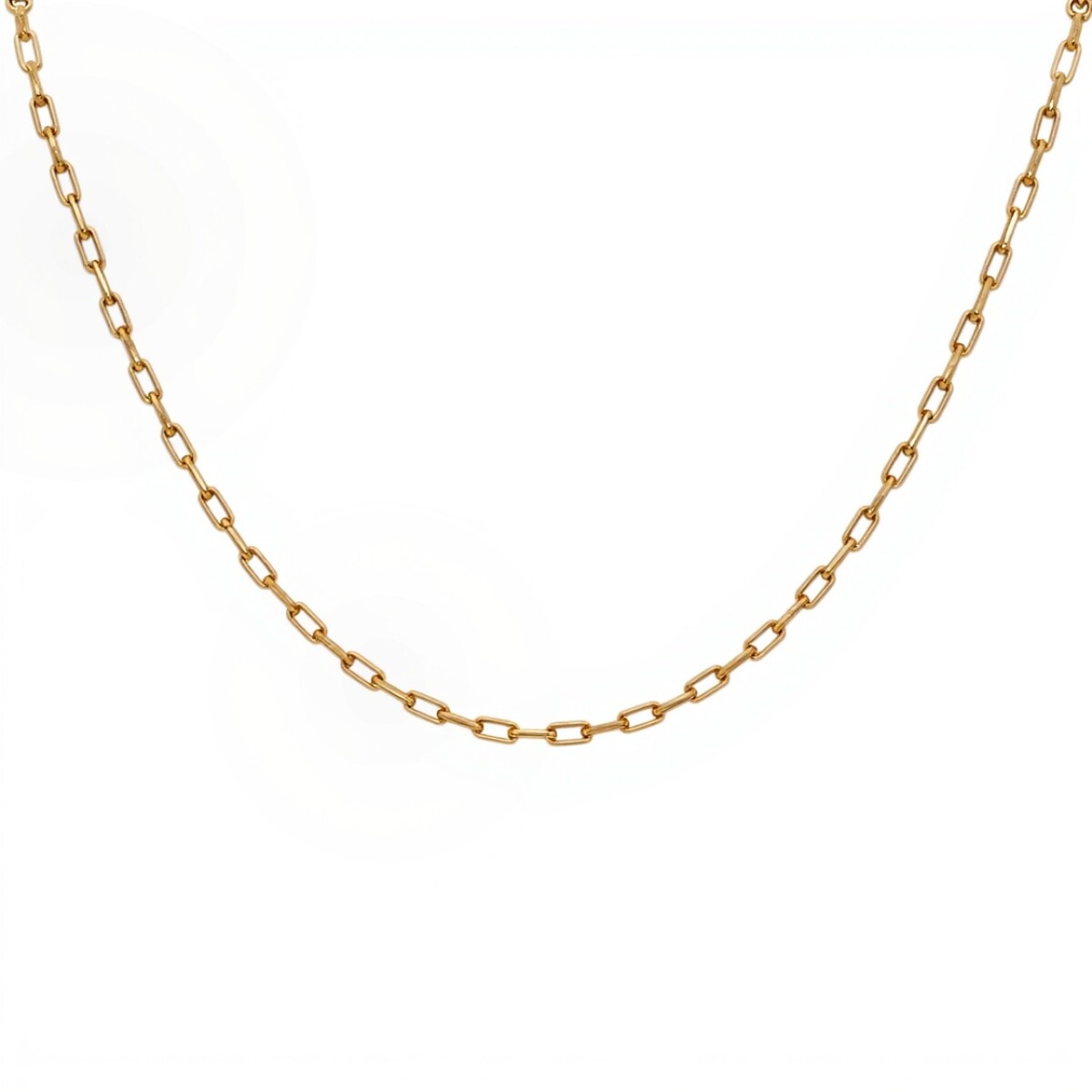 Cadena oro Force -Oro bajo -Sin Piedra-CD8019 - sinpiedra 