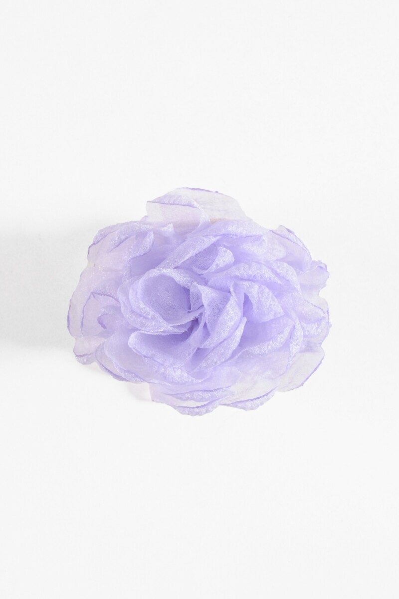Broche flor lavanda