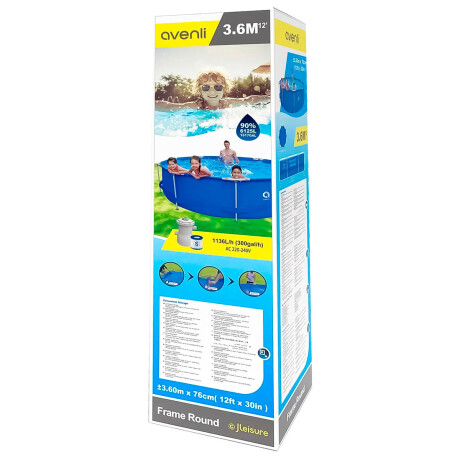 Piscina Jilong Estructural 6125 L 360X76cm C/ Filtro Piscina Jilong Estructural 6125 L 360X76cm C/ Filtro