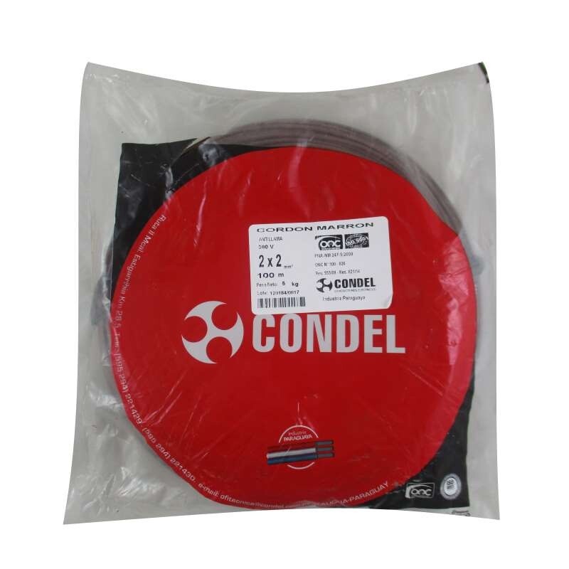 CABLE CORDON 2X2,00MM2 MA CONDEL CABLE CORDON 2X2,00MM2 MA CONDEL