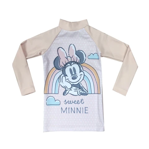 Remera UV Malla Bebé Talles 6/24 Meses Minnie