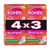 Kotex toallas femeninas pack 4x3 Esencial