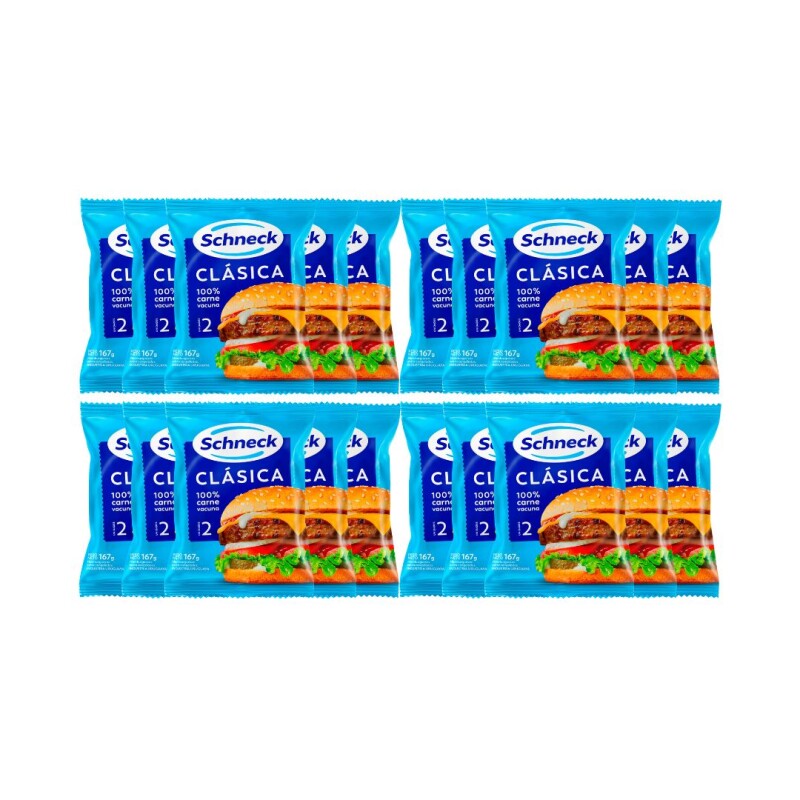 Hamburguesa Schneck Pack Combo x 40 ud.