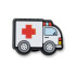Jibbitz Tiny Ambulance Multicolor