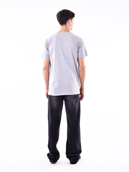 REMERA URBAN GRIS MELANGE M