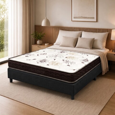 Sommier Dorado 2 Plazas Colchón Espuma Reversible Matelaseado 138 x 188 x 13 cm Sommier Dorado 2 Plazas Colchón Espuma Reversible Matelaseado 138 x 188 x 13 cm