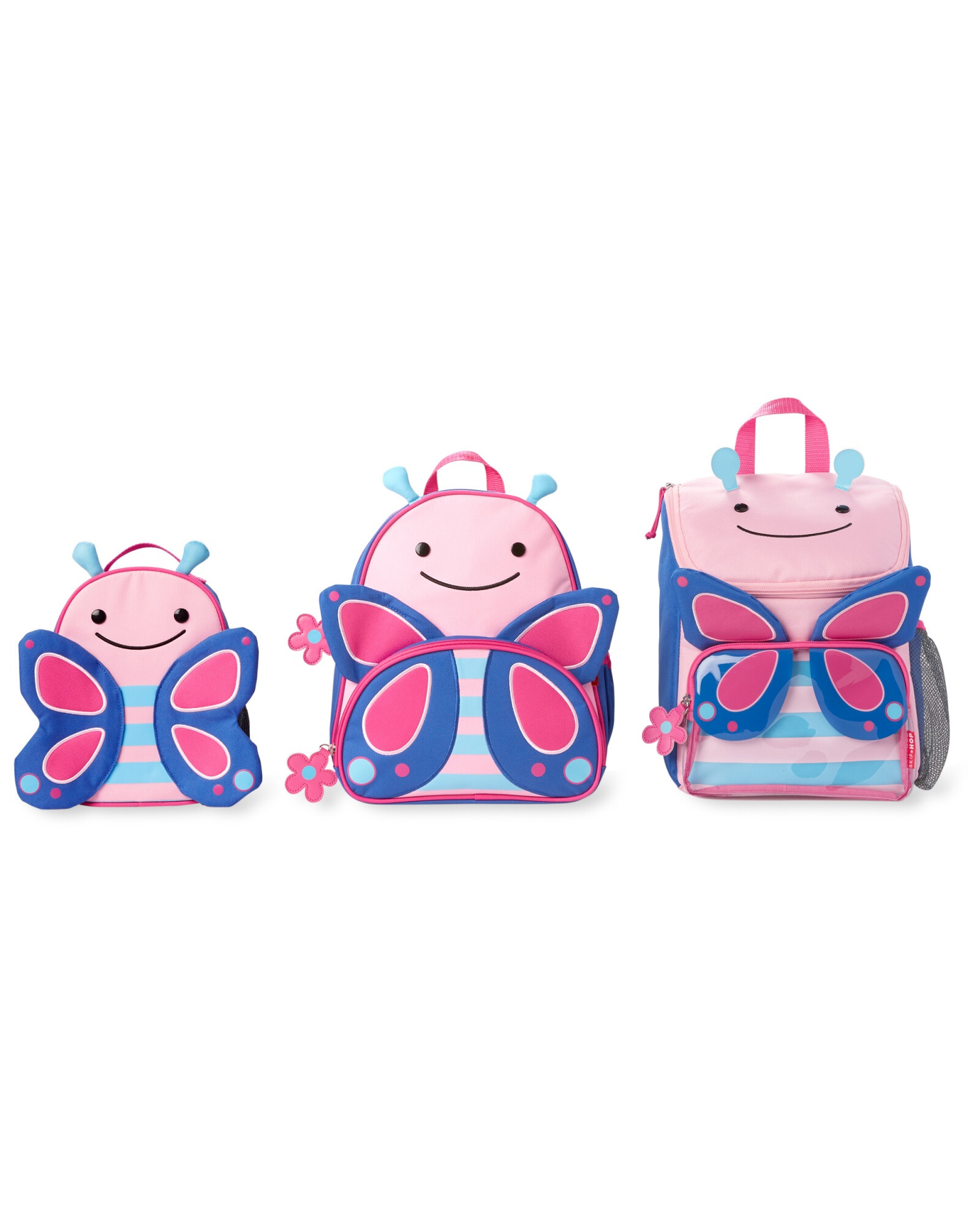 Mochila con arnés, diseño mariposa Mochila con arnés, diseño mariposa