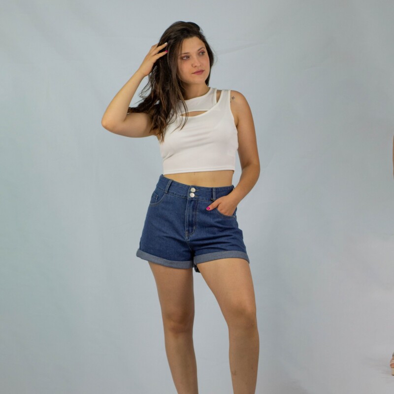 Short Jean Montesuma Wanna Med Blue