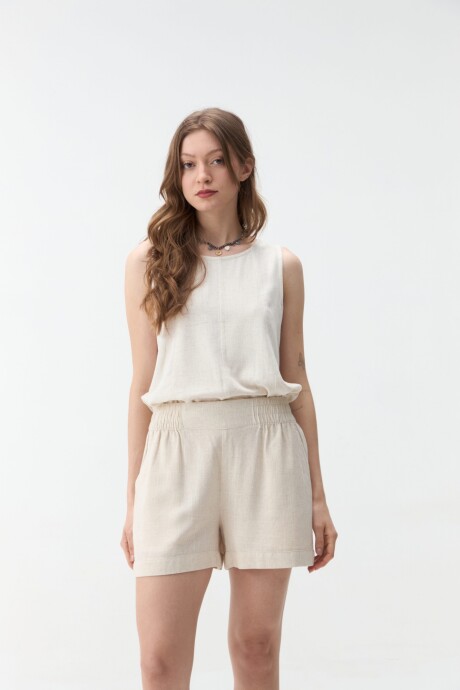 SHORT ANTURIO Beige