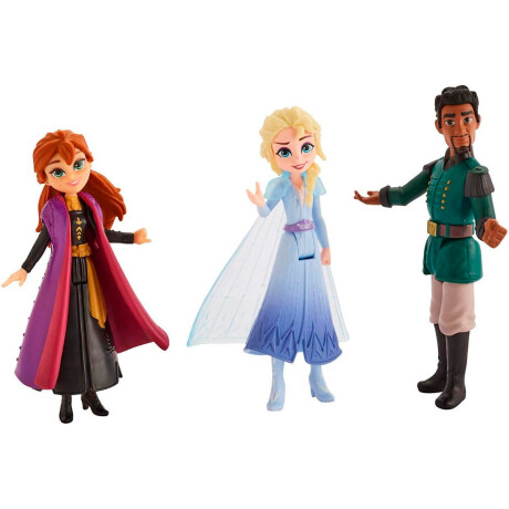 Pack X9 Mini Figuras Personajes Frozen 10cm Hasbro 3