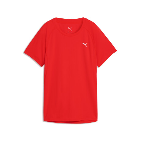 W Run Velocity Tee 52657895 Rojo Neón