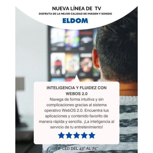 LED 55" SMART TV HD 4K ELDOM LED 55" SMART TV HD 4K ELDOM