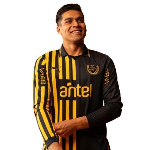 CAMISETA PEÑAROL ANIVERSARIO S-XXL NEGRO/AMAR