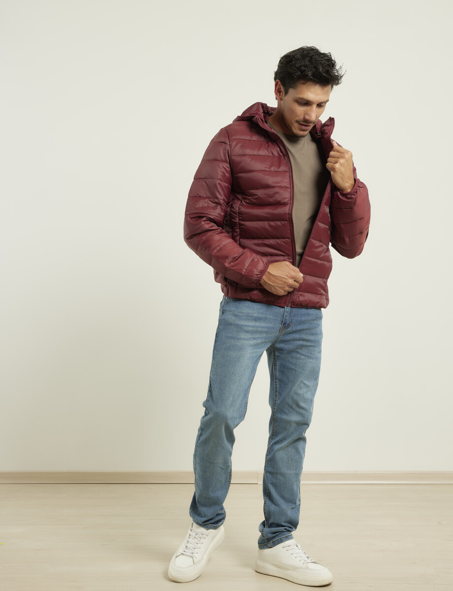 300211 CAMPERA HARRINGTON URBAN Bordo