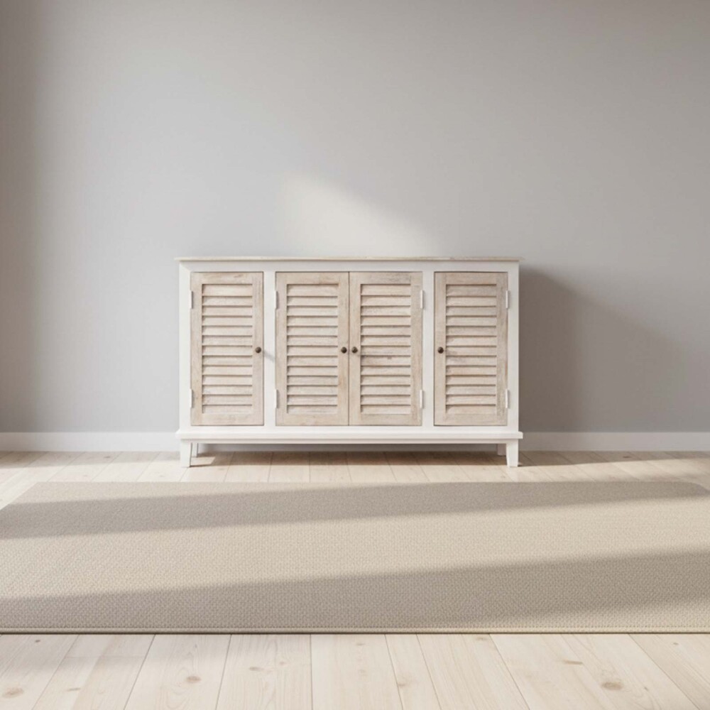 MUEBLE 4P MADERA-DE-MANGO NATURAL-BEIGE COSTA