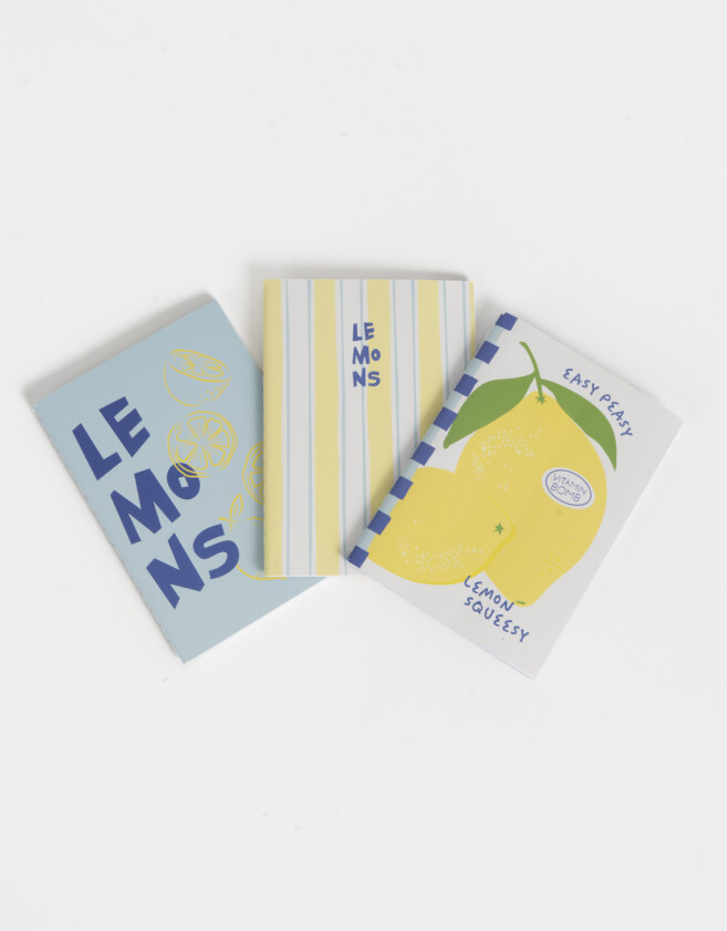 Anotadores Cuadernos y Memos Set De Cuadernos A6 - Combinacion Multicolor