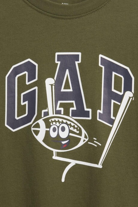 Remera Gráfico Toddler Niño Army Jacket Green