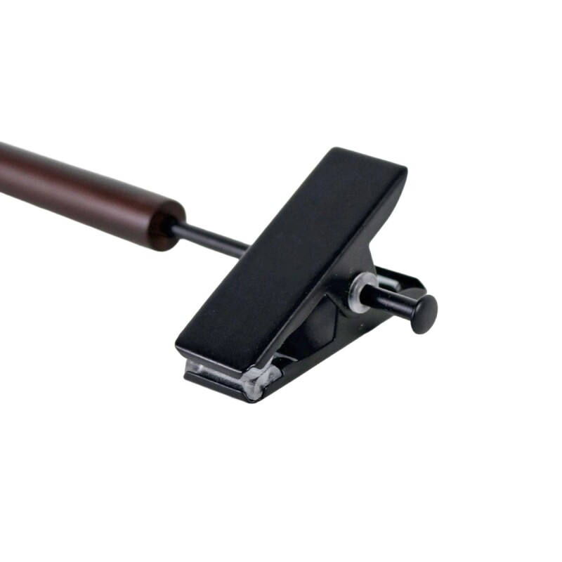 PERCHA MARRON C/GANCHO 31X10CM 2PZAS Unica