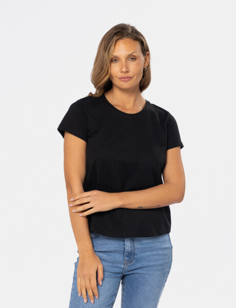 REMERA LISA Negro