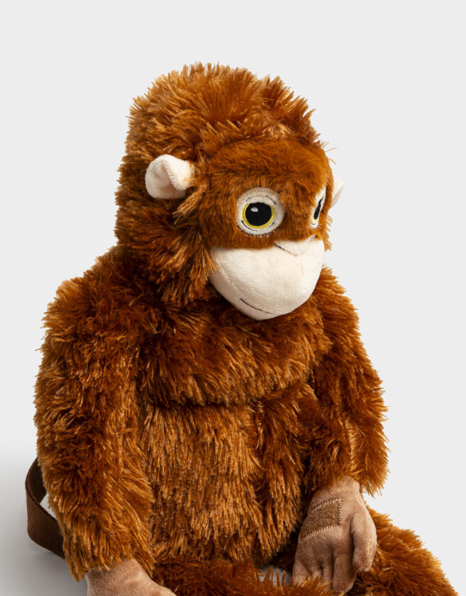 Mochilas y Carteras Infantiles Mochila Infantil Monito Punch - Marron Camel